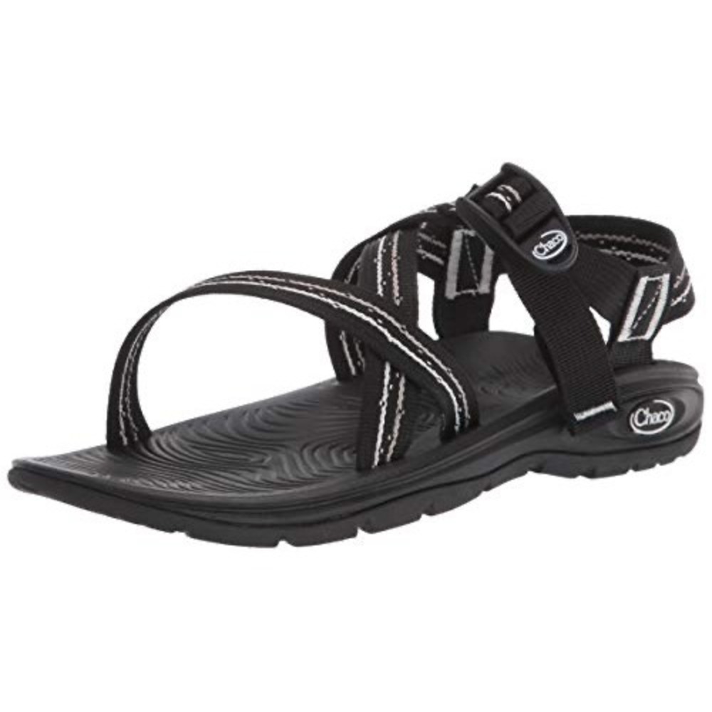 Chaco Z/Volv Women 11 Black Strappy Sport Sandals Adjustable Outdoor Hiking‎ LN